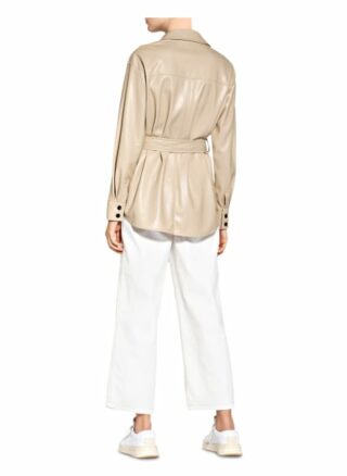 HUGO Amitasa Overshirt Damen, Beige