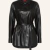 HUGO Amitasa Overshirt Damen, Schwarz