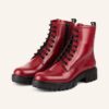 HUGO Axel Schnürboots Damen, Rot