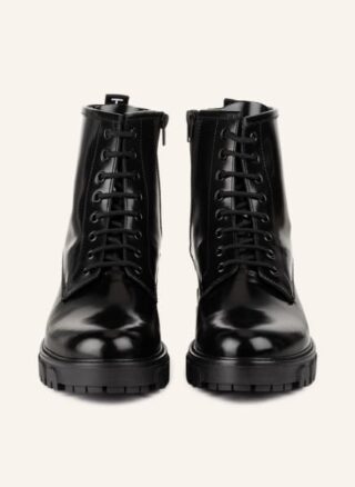 HUGO Axel Schnürboots Damen, Schwarz