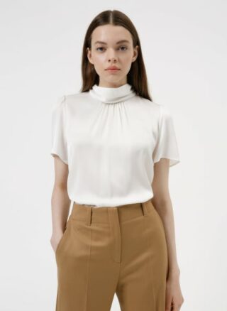 HUGO Celenas 1 Top Damen, Weiß
