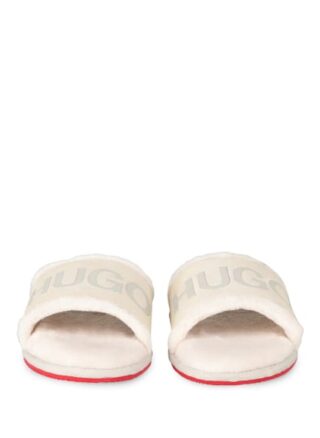 HUGO Cozy Slide Pantoletten Damen, Beige