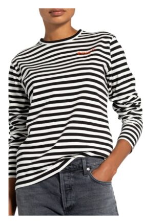 HUGO Darcons Longsleeve Damen, Schwarz