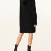 HUGO Daserena Hoodie-Kleid Damen, Schwarz