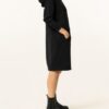 HUGO Daserena Hoodie-Kleid Damen, Schwarz