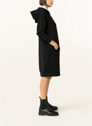 HUGO Daserena Hoodie-Kleid Damen, Schwarz