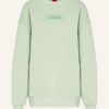 HUGO Dashimara Oversized-Sweatshirt Damen, Grün