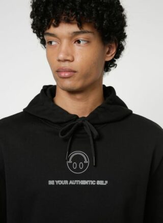 HUGO Deatles X Smiley® Hoodie Herren, Schwarz