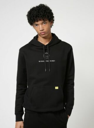 HUGO Deatles X Smiley® Hoodie Herren, Schwarz