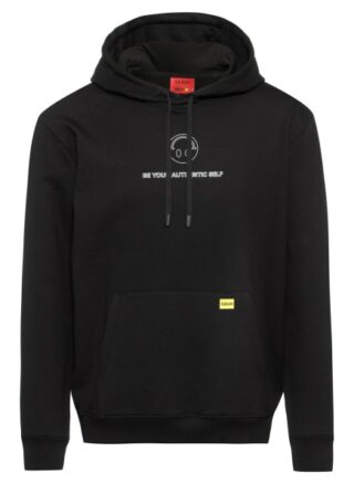 HUGO Deatles X Smiley® Hoodie Herren, Schwarz