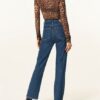HUGO Diliona Rollkragenshirt Damen, Beige