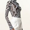 HUGO Diliona Rollkragenshirt Damen, Schwarz