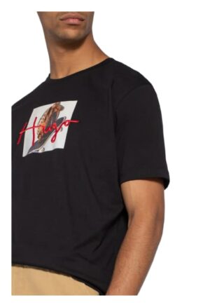 HUGO Dudgie T-Shirt Herren, Schwarz