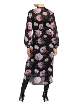HUGO Eletra Hemdblusenkleid Damen, Schwarz