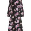 HUGO Eletra Hemdblusenkleid Damen, Schwarz