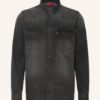 HUGO Elpaz Jeanshemd Herren, Schwarz