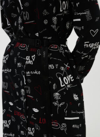 HUGO Emissa Bluse Damen, Weiß