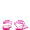 HUGO Emma Flat Sandal Tr Sandalen Damen, Pink