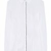 HUGO Etrina Hemdbluse Damen, Weiß