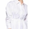 HUGO Eveyla Hemdbluse Damen, Weiß