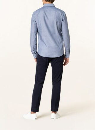 HUGO Evito Casual-Hemd Herren, Blau
