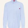 HUGO Evito Casual-Hemd Herren, Blau