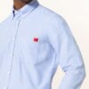 HUGO Evito Casual-Hemd Herren, Blau