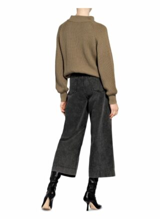 HUGO Ganini Jeans-Culotte Damen, Schwarz