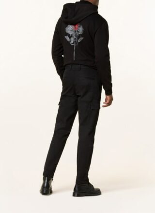 HUGO Glian Cargohose Herren, Schwarz