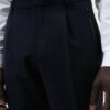 HUGO Hesten214F2 Business-Hose Herren, Blau