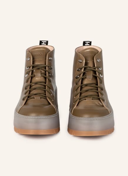 HUGO Jin Schnürboots Damen, Grau HUGO Jin Schnürboots Damen, Grau