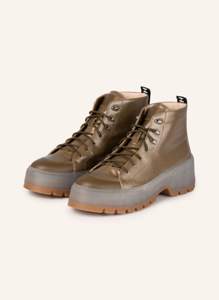 HUGO Jin Schnürboots Damen, Grau HUGO Jin Schnürboots Damen, Grau