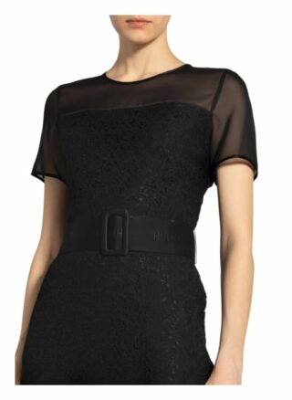 HUGO Kelacy Spitzenkleid Damen, Schwarz