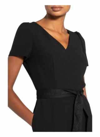 HUGO Kimiras Ausgestelltes Kleid Damen, Schwarz