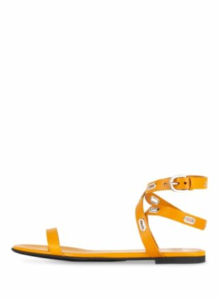 HUGO Kimley Riemchensandalen Damen, Orange