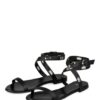 HUGO Kimley Riemchensandalen Damen, Schwarz