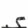 HUGO Kimley Riemchensandalen Damen, Schwarz