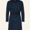 HUGO Maluks Trenchcoat Herren, Blau
