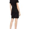 HUGO Narcissa Hängerkleid Damen, Schwarz