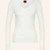 HUGO Nebriana Longsleeve Damen, Weiß