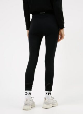 HUGO Nia Leggings Damen, Schwarz