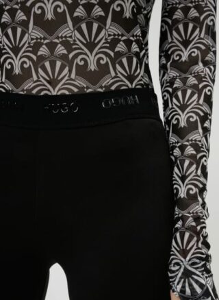 HUGO Nicago Leggings Damen, Schwarz