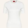 HUGO Samadi Kurzarm-Pullover Damen, Weiß