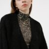 HUGO Samirenda Strickjacke Damen, Schwarz