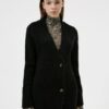 HUGO Samirenda Strickjacke Damen, Schwarz