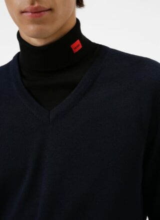 HUGO San Bernardo 3 Pullover Herren, Blau