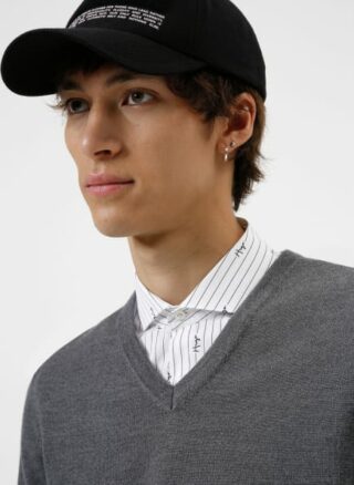 HUGO San Bernardo 3 Pullover Herren, Grau