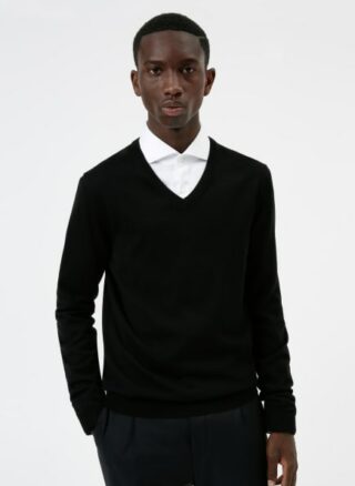 HUGO San Bernardo 3 Pullover Herren, Schwarz