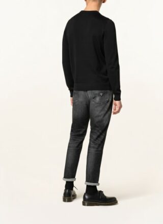 HUGO San Cassius Pullover Herren, Schwarz