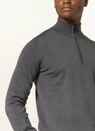 HUGO San Gottardo Strickjacke Herren, Grau